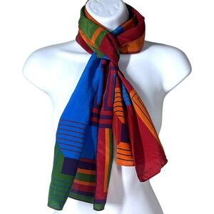 Museum of Modern Art (MoMA) Frank Lloyd Wright Silk Scarf Biltmore Geometric